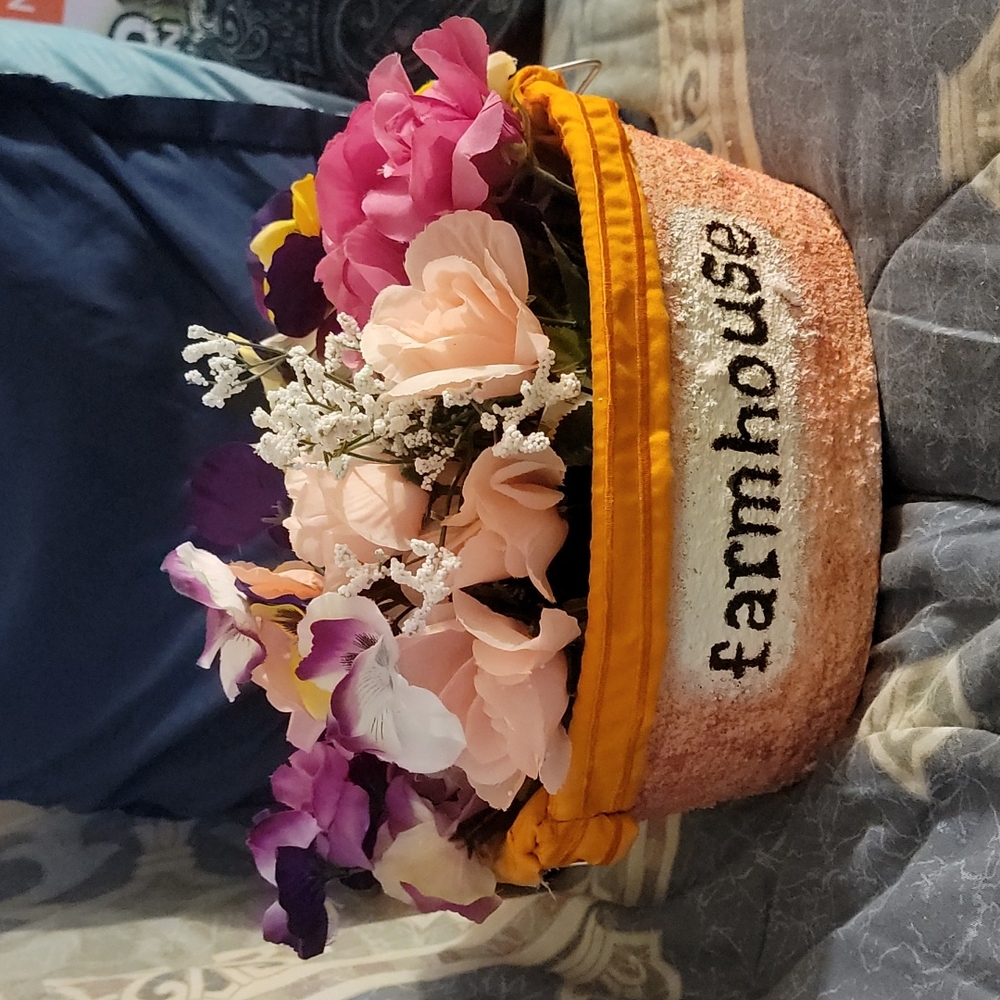 Handmade Floral Basket